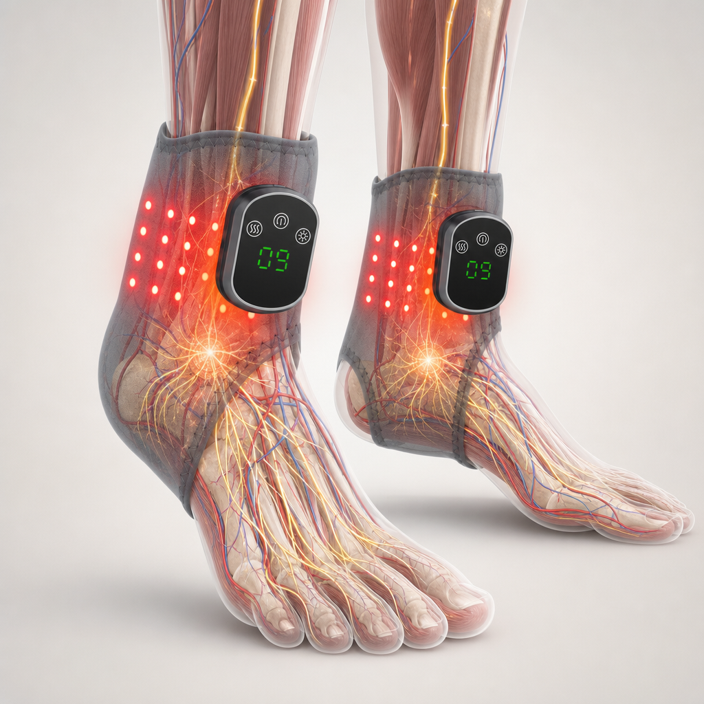 The nerve and the vessels that feed it run around the joint. So does the system.