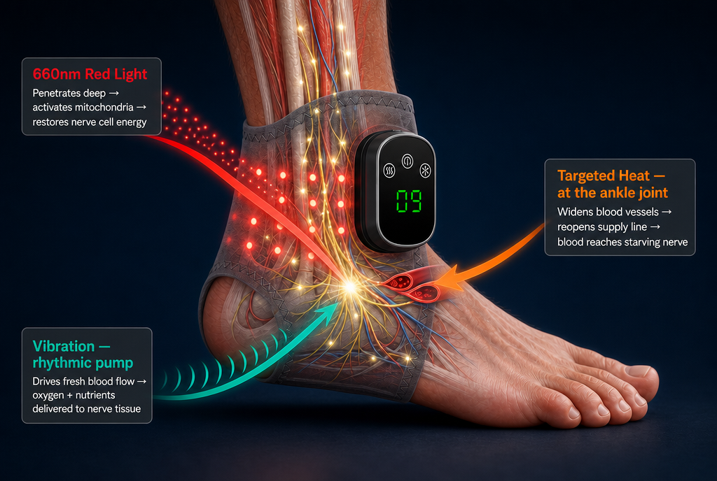 Three therapies. One address. The ankle joint.